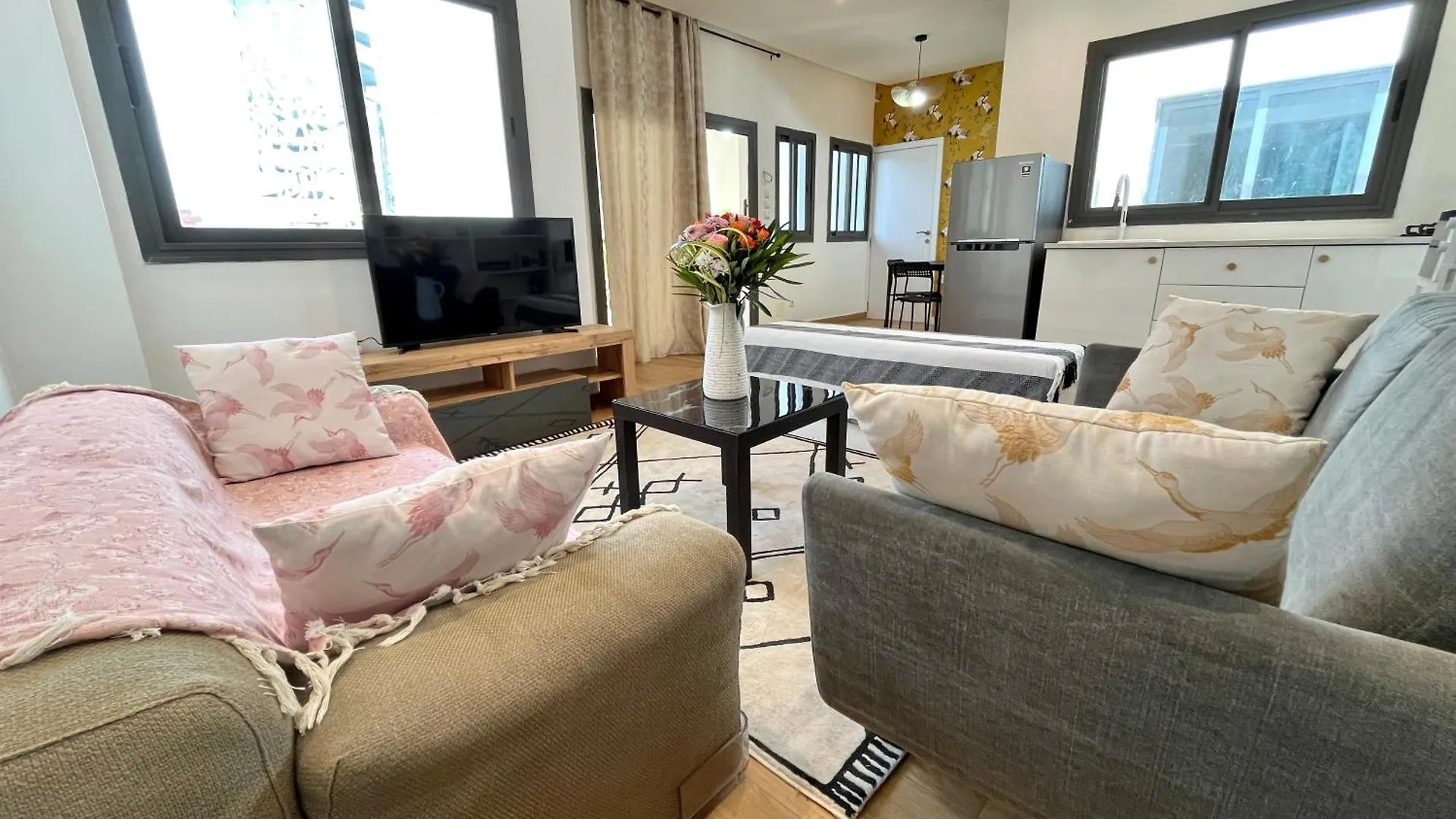 Bright Private Appartment Ngor Almadies Bedroom And Living Room Dakar